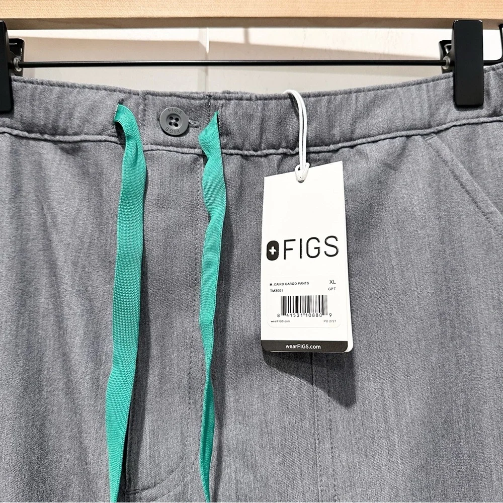 Figs Men’s Cairo Cargo Scrub Pants In Graphite Size XL